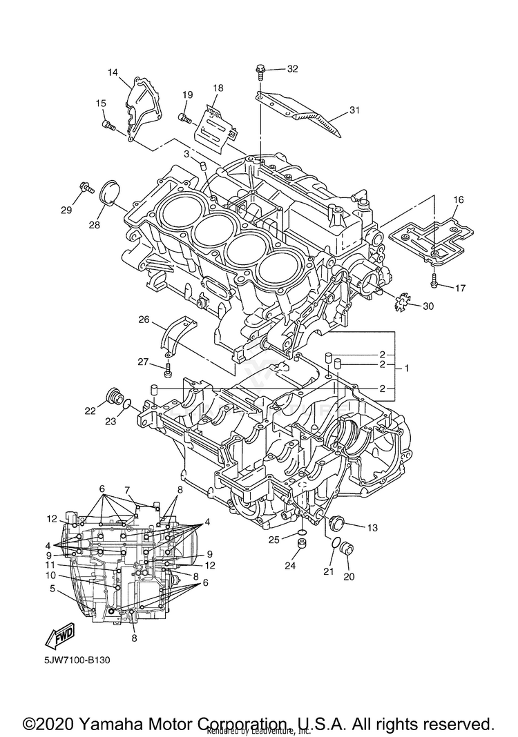 Crankcase Schematic