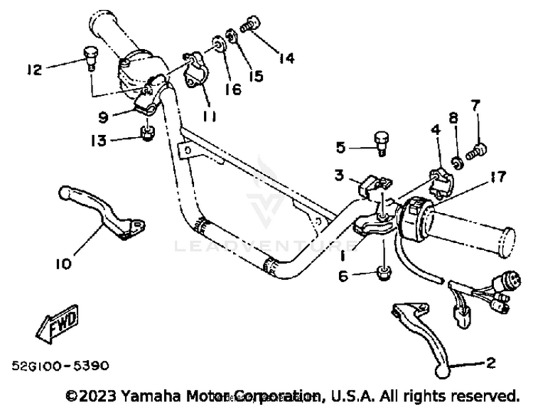 Handle Switch-Lever Schematic