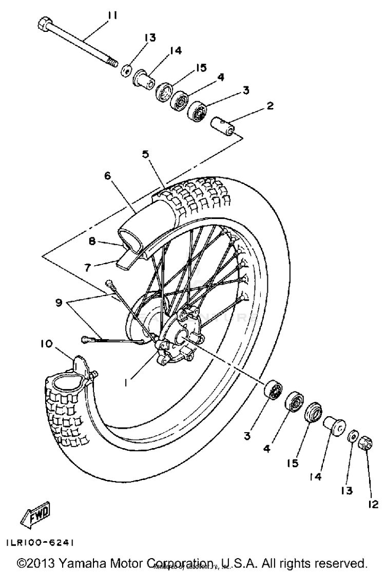 Front Wheel Schematic