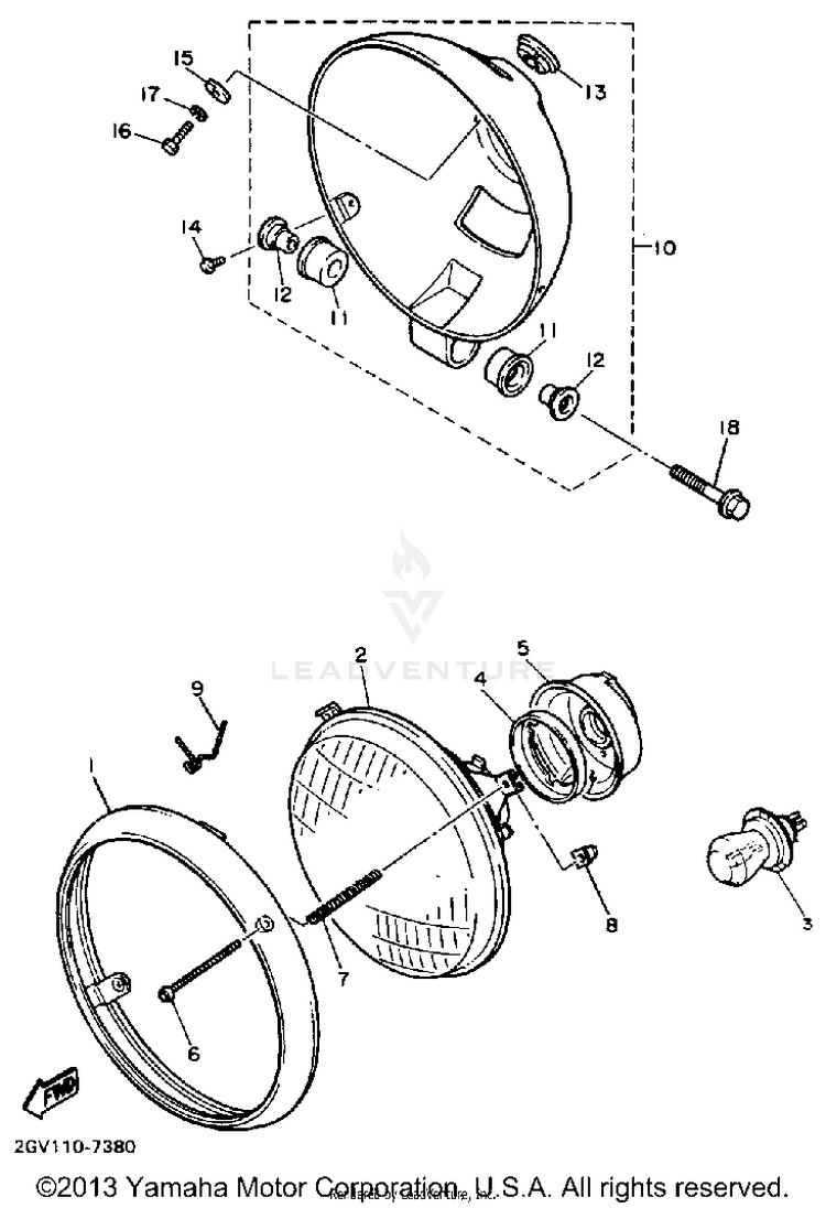 Headlight Schematic