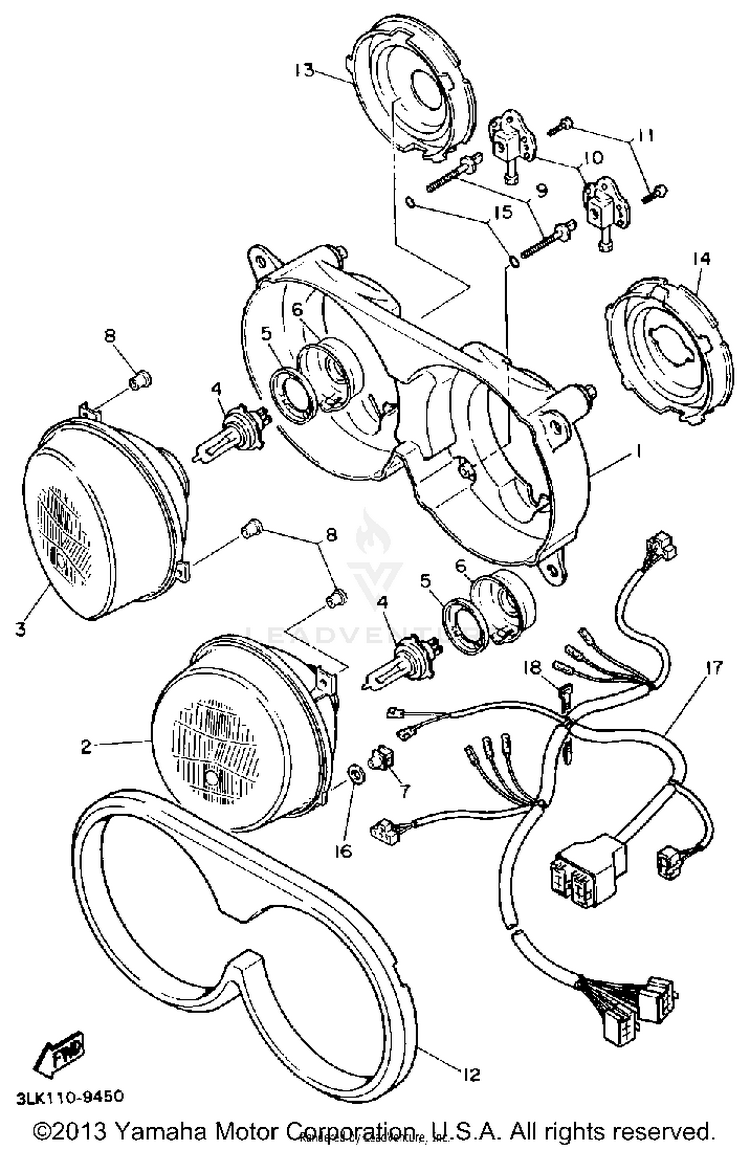 Headlight Schematic