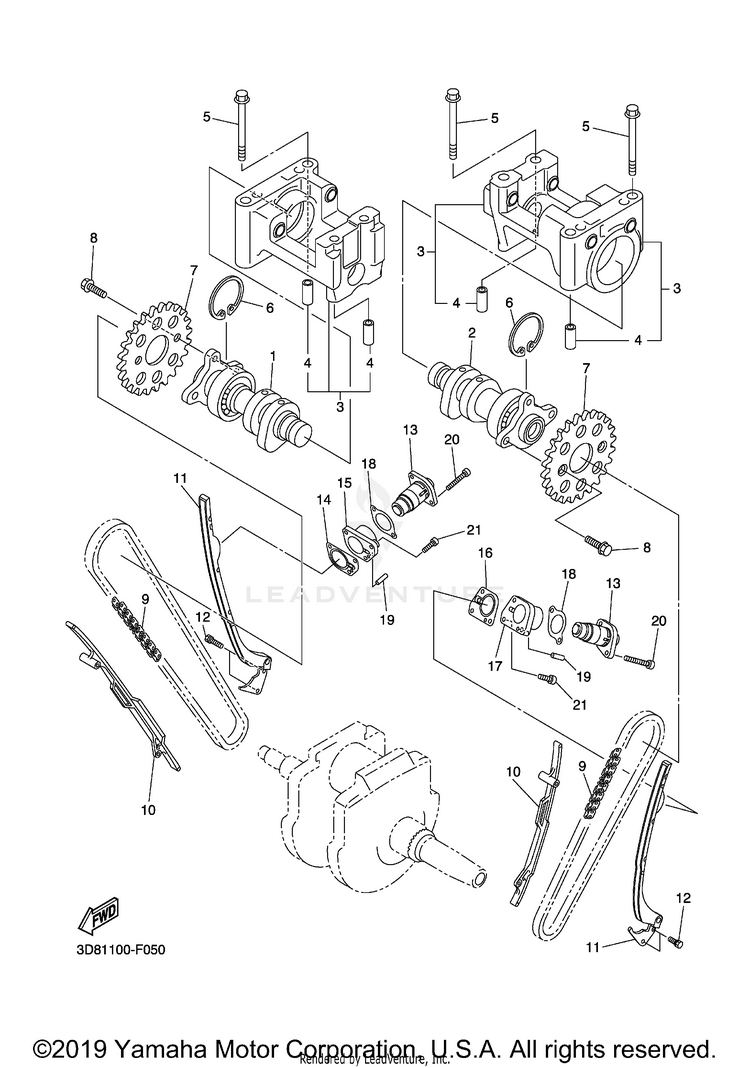 Camshaft Chain Schematic