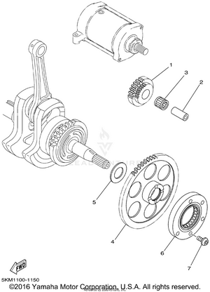 Starter Clutch Schematic