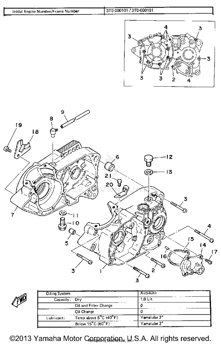 Crankcase Schematic