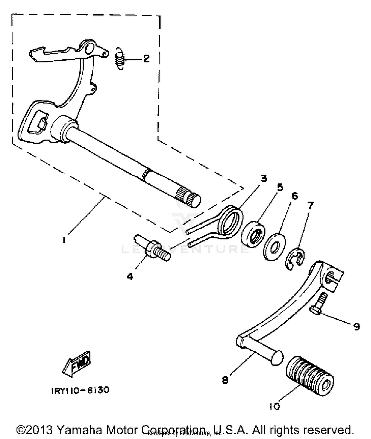 Shift Shaft Schematic