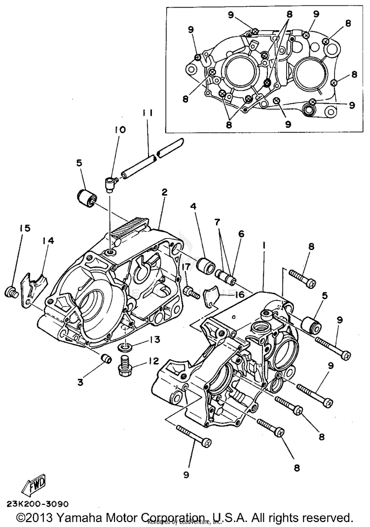 Crankcase Schematic