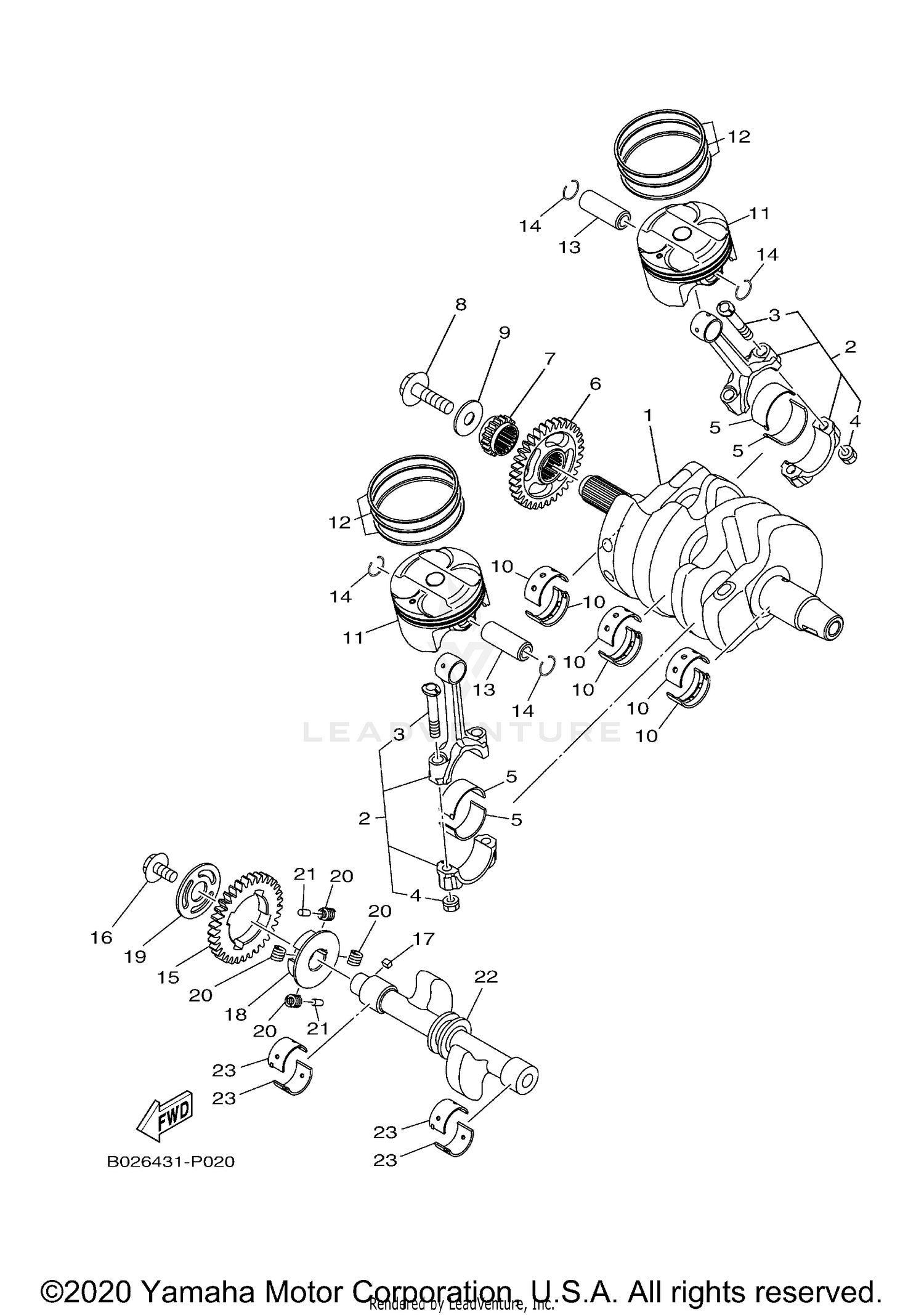 CRANKSHAFT PISTON