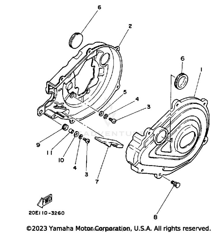 Chain Case Schematic