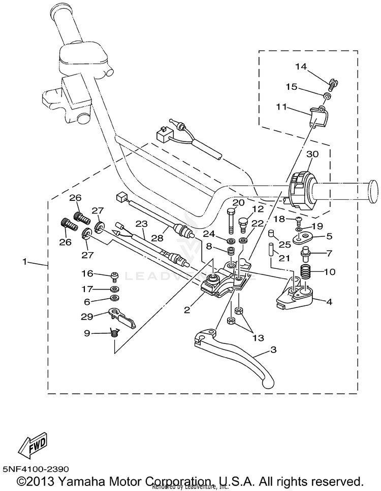 Handle Switch Lever Schematic