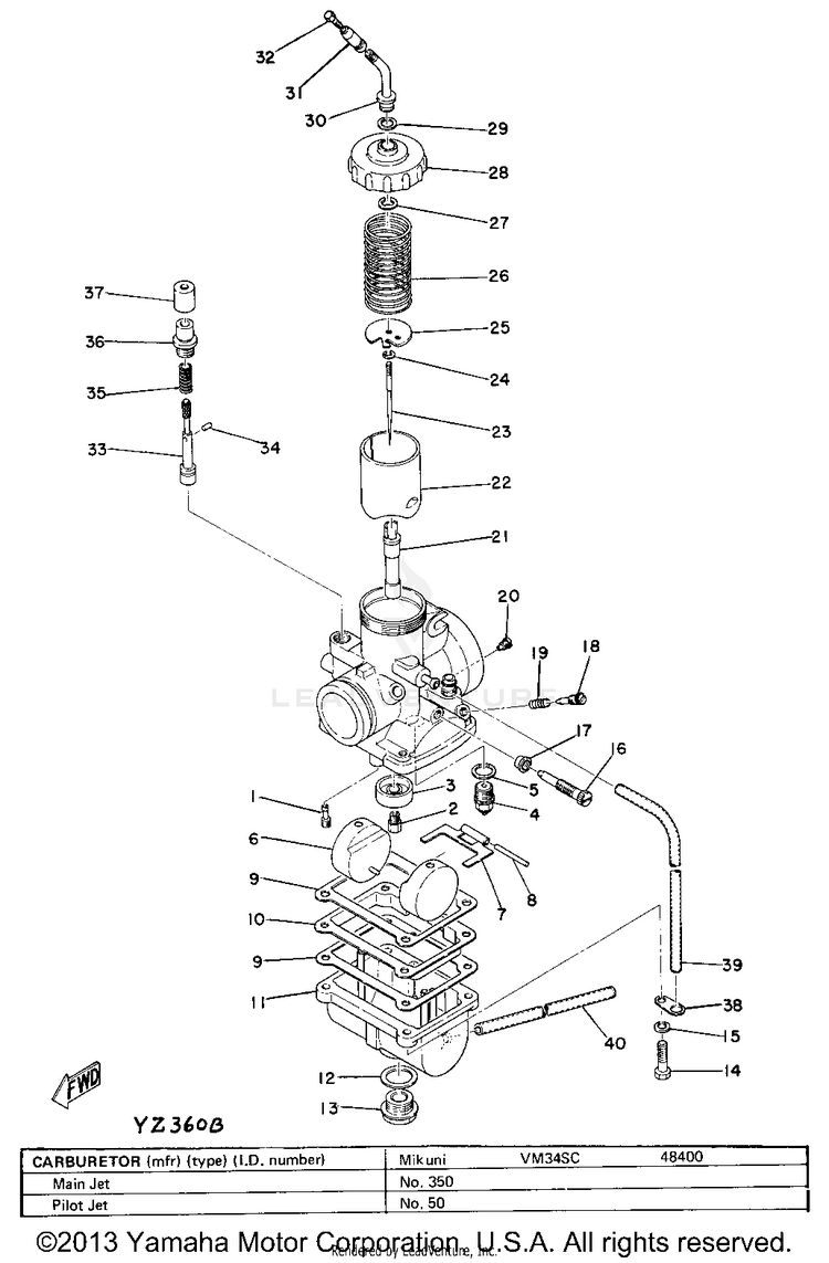 Carburetor Schematic