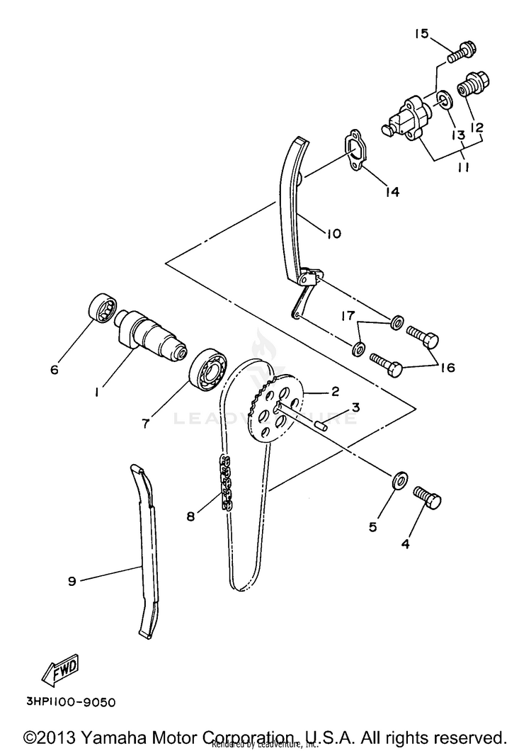Camshaft - Chain Schematic