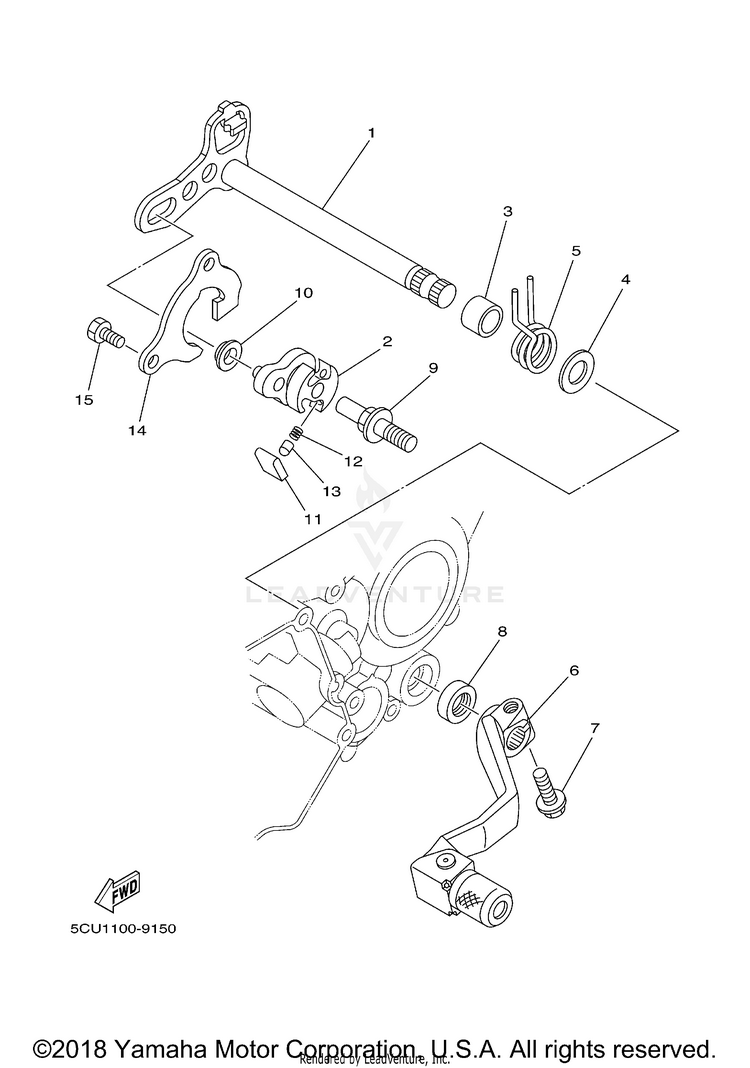 Shift Shaft Schematic