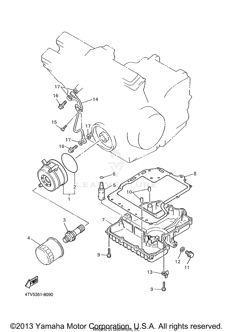 Oil Cooler Schematic