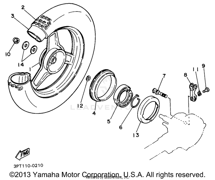 Rear Wheel Schematic