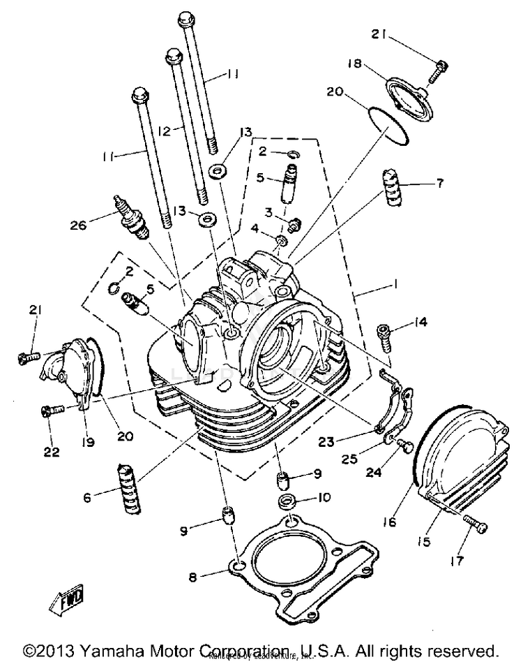 Cylinder Head Schematic