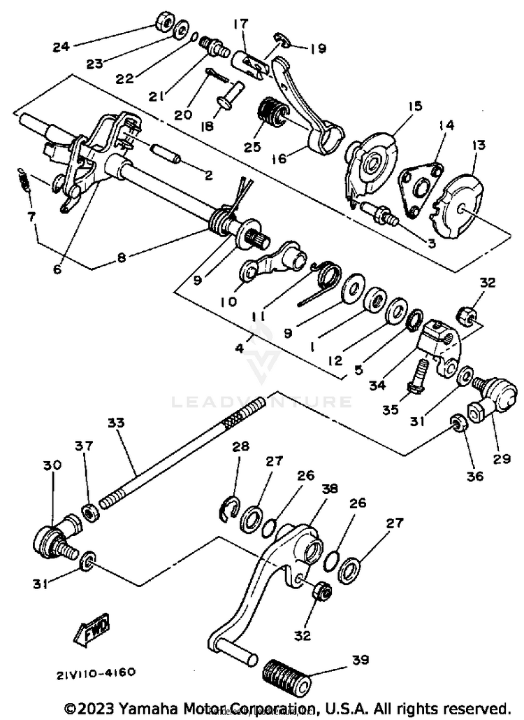 Shift Shaft Schematic