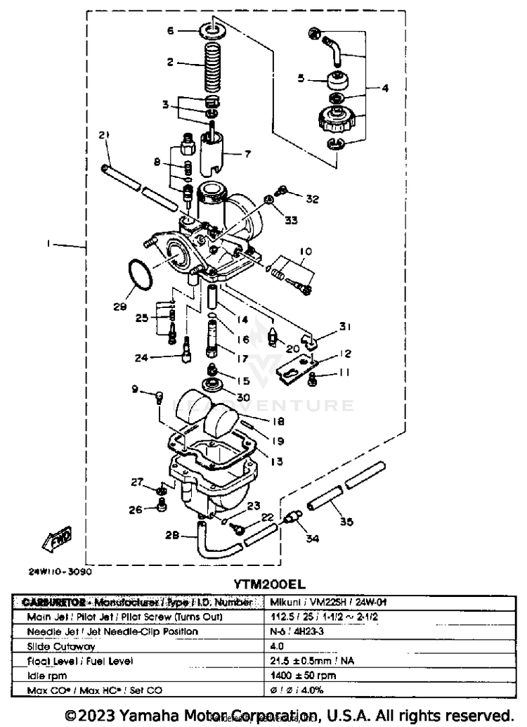 Carburetor Schematic