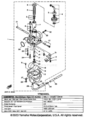 Carburetor Schematic