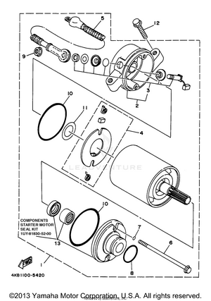 Starting Motor Schematic