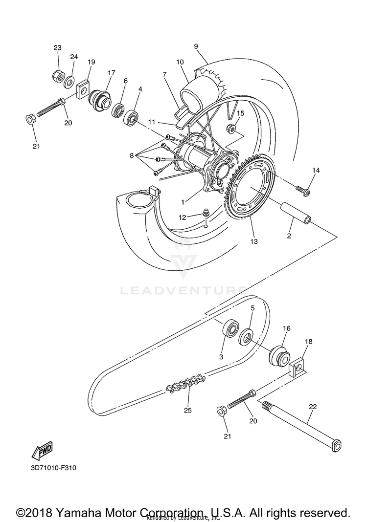 Rear Wheel Schematic