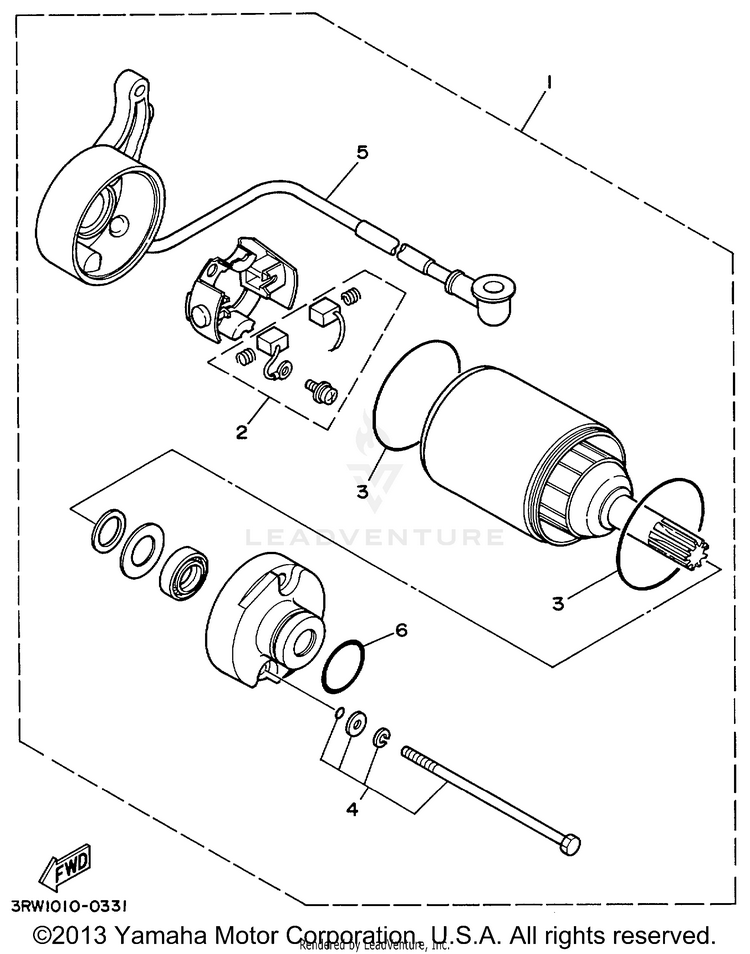 Starting Motor Schematic