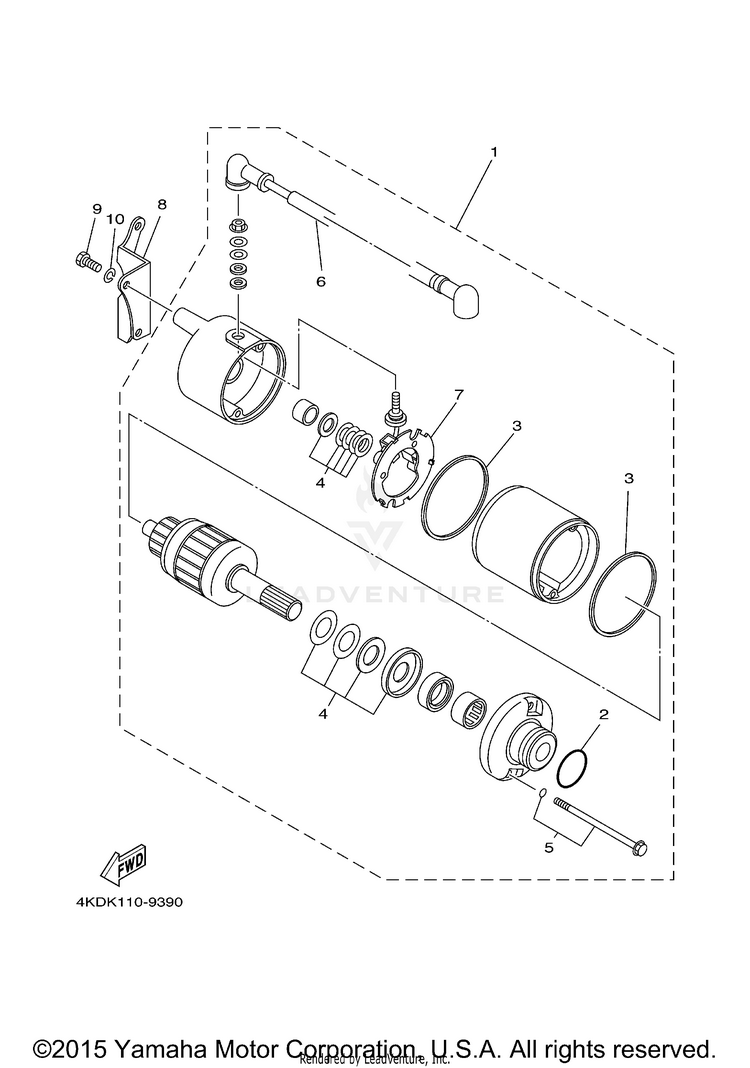 Starting Motor Schematic