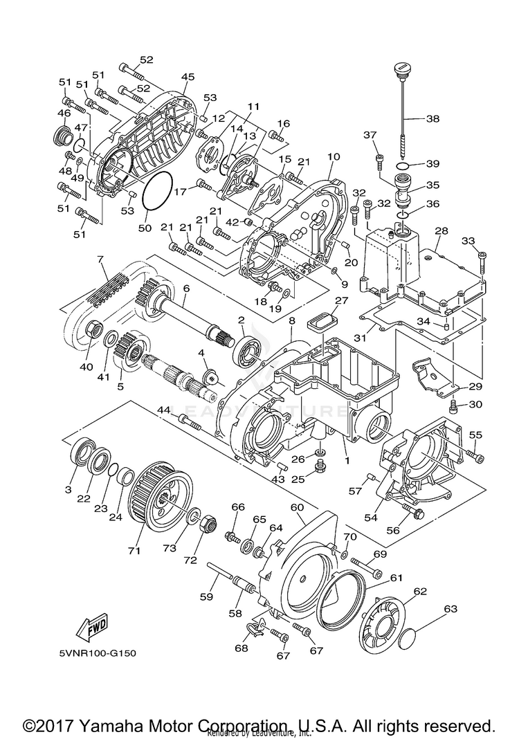 Middle Drive Gear Schematic