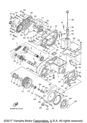 Middle Drive Gear Schematic