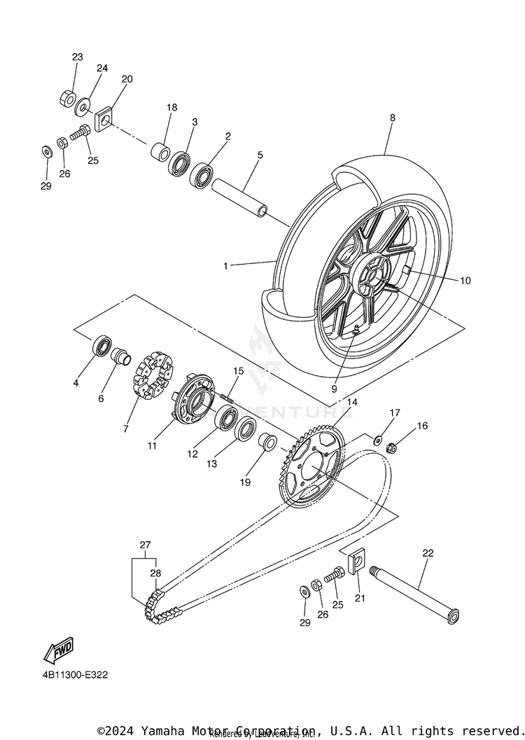Rear Wheel Schematic