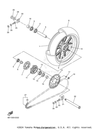 Rear Wheel Schematic