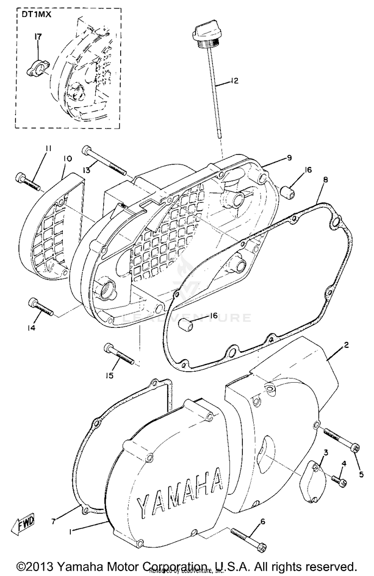 Crankcase Cover Schematic