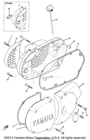 Crankcase Cover Schematic