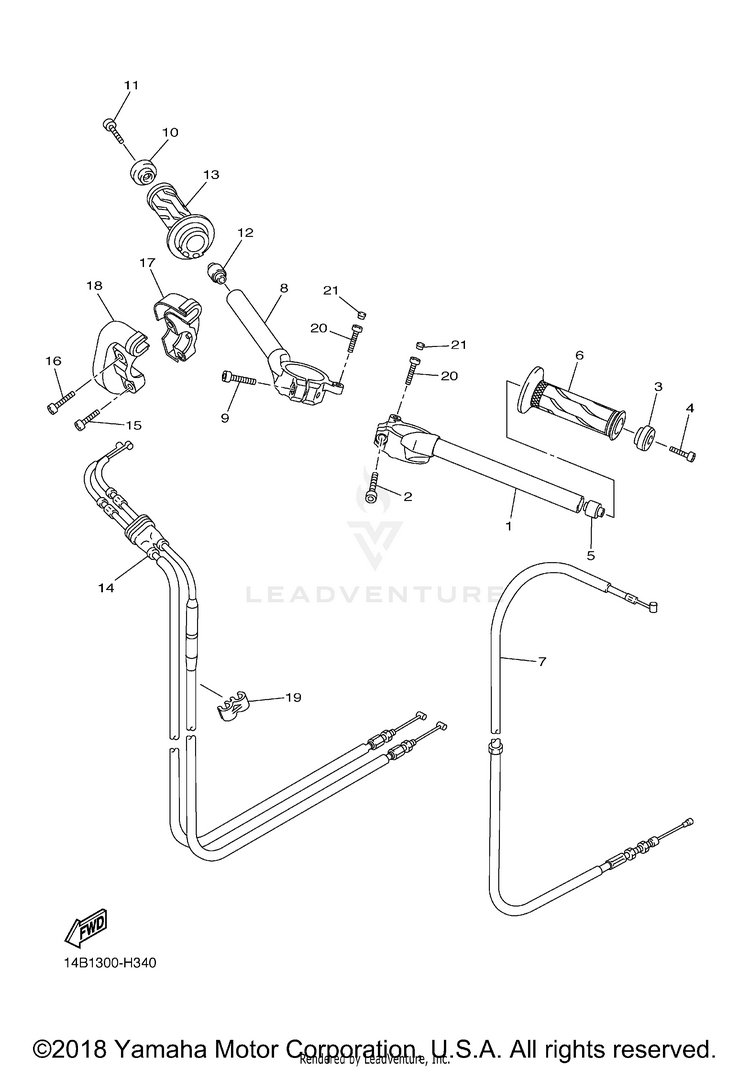Steering Handle Cable Schematic
