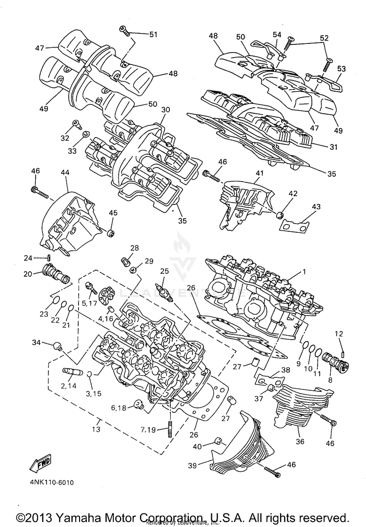 Cylinder Head Schematic