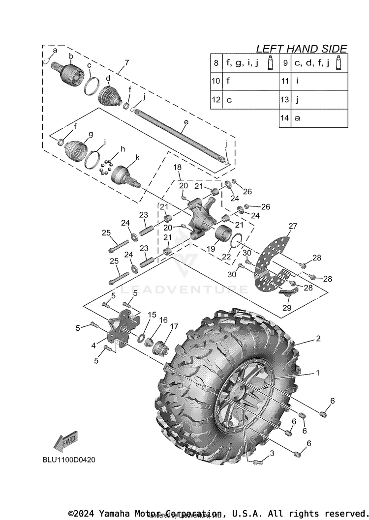 Rear Wheel Schematic