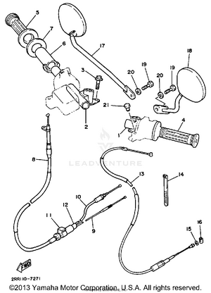 Handlebar Cable Schematic