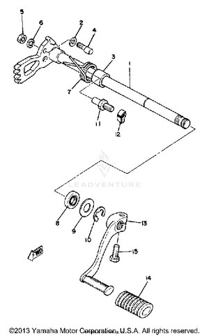 Shift Shaft Pedal Schematic
