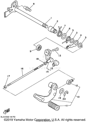 Shift Shaft Schematic