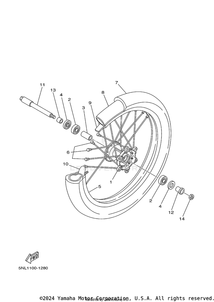 Front Wheel Schematic