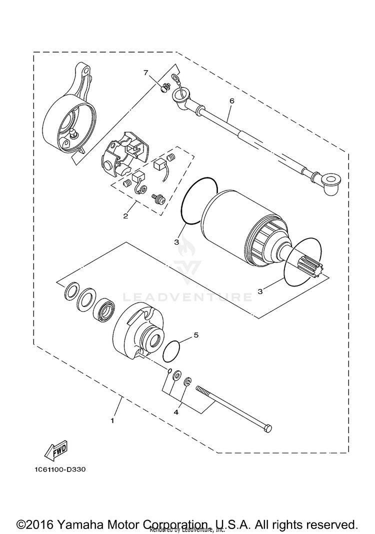Starting Motor Schematic