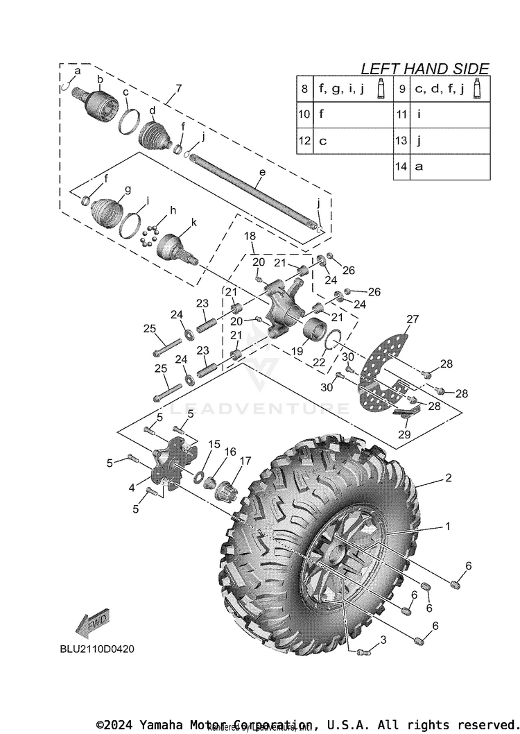Rear Wheel Schematic