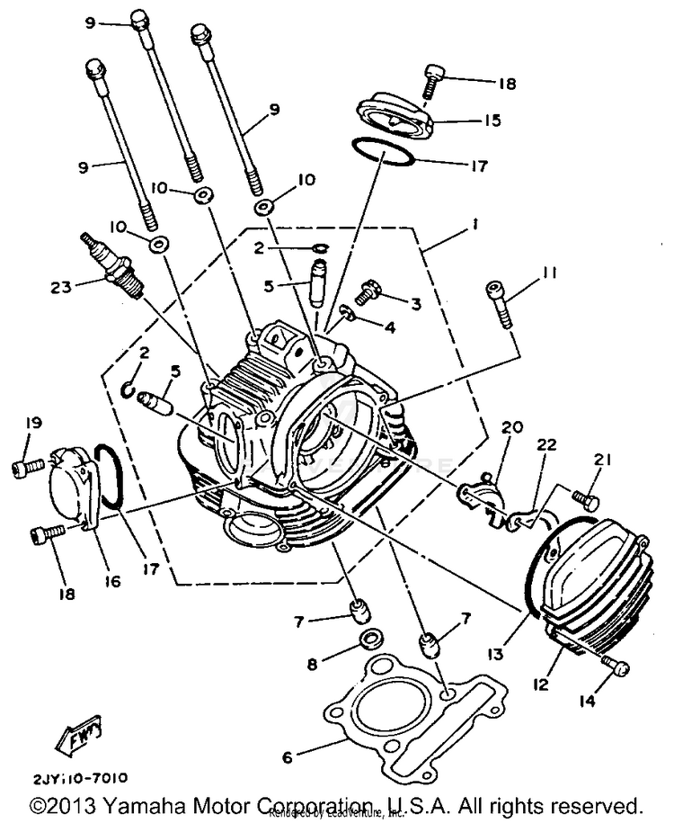 Cylinder Head Schematic