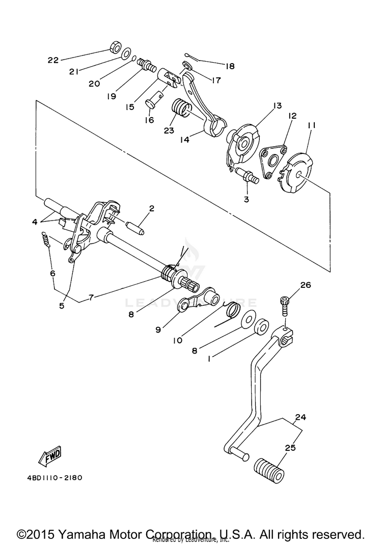 Shift Shaft Schematic