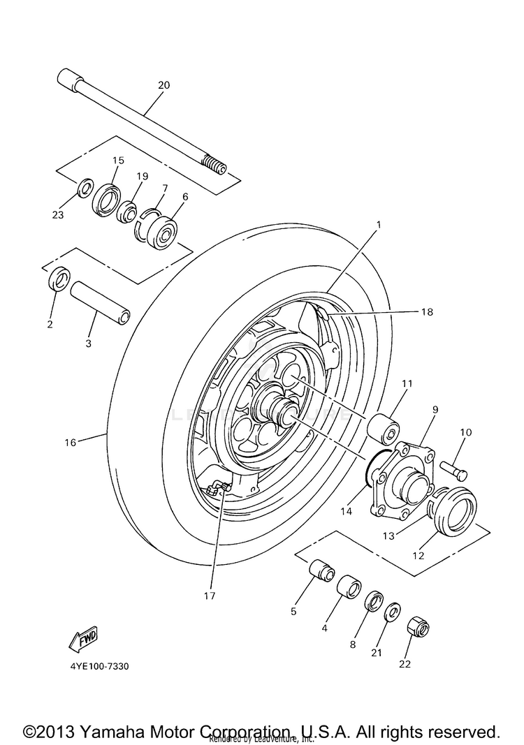 Rear Wheel Schematic