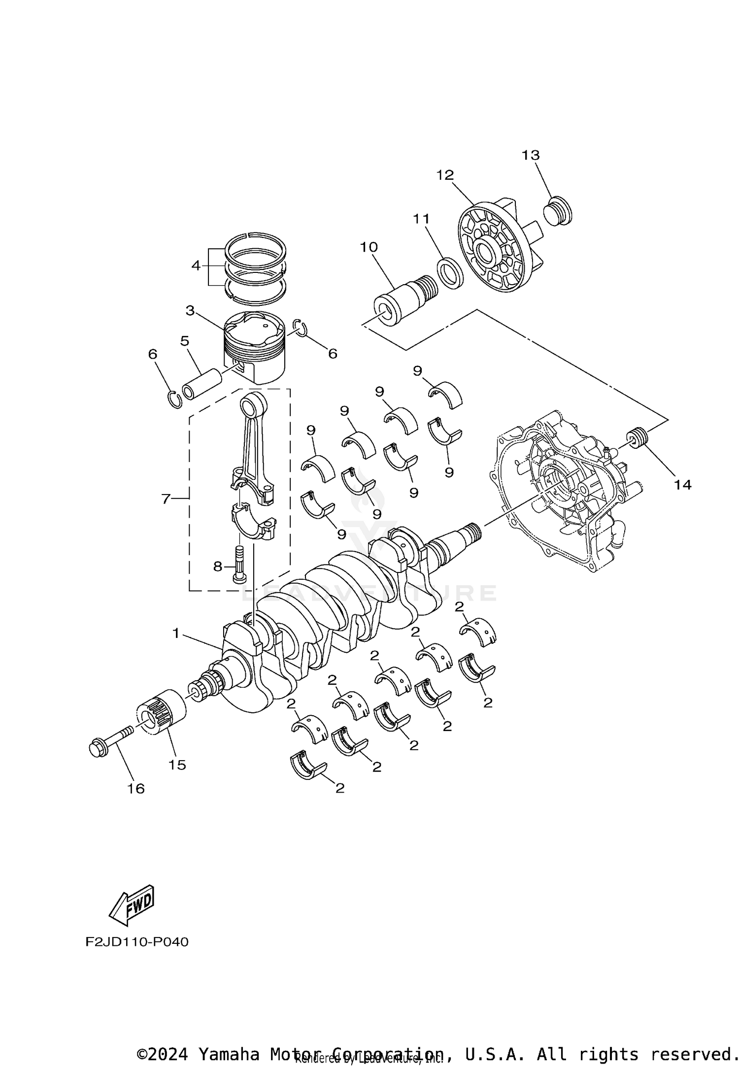 CRANKSHAFT & PISTON