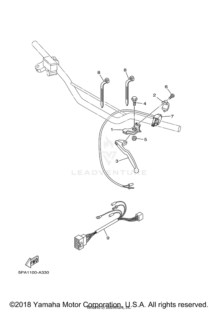 Handle Switch Lever Schematic