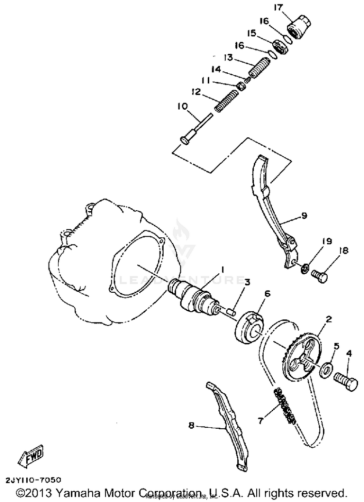 Camshaft Chain Schematic