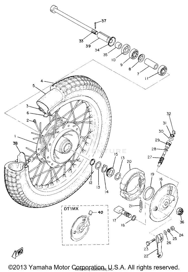 Front Wheel Schematic