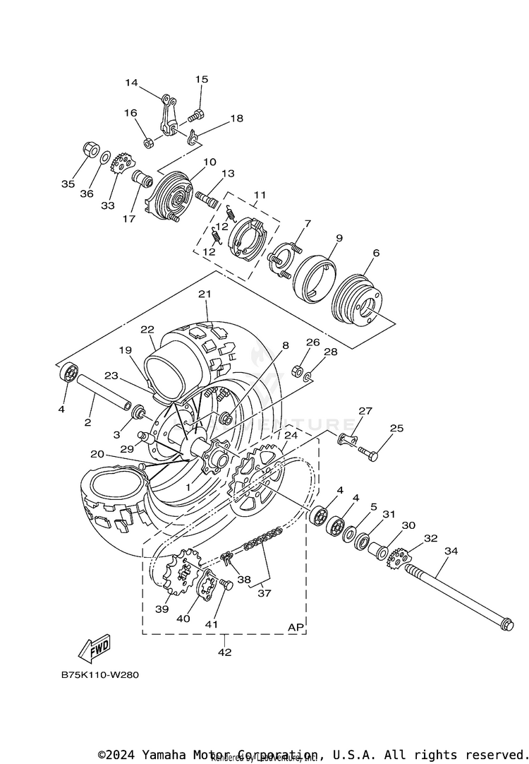Rear Wheel Schematic