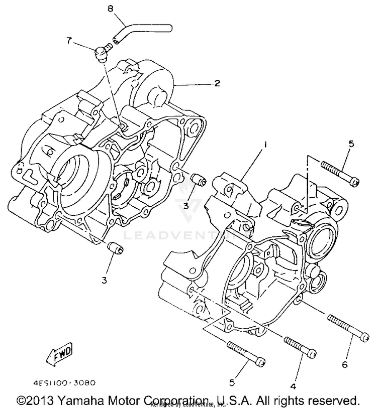 Crankcase Schematic